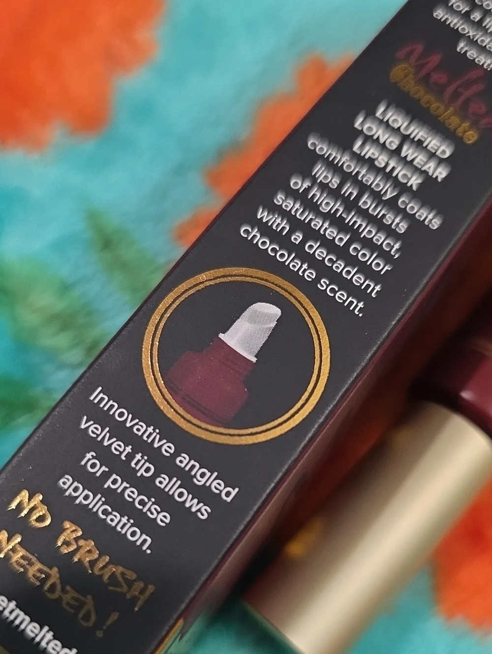 Too Faced Melted Chocolate Cherries Liquified Long Wear Lipstick NIB Full Size